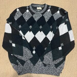 Vintage Argyle Sweater